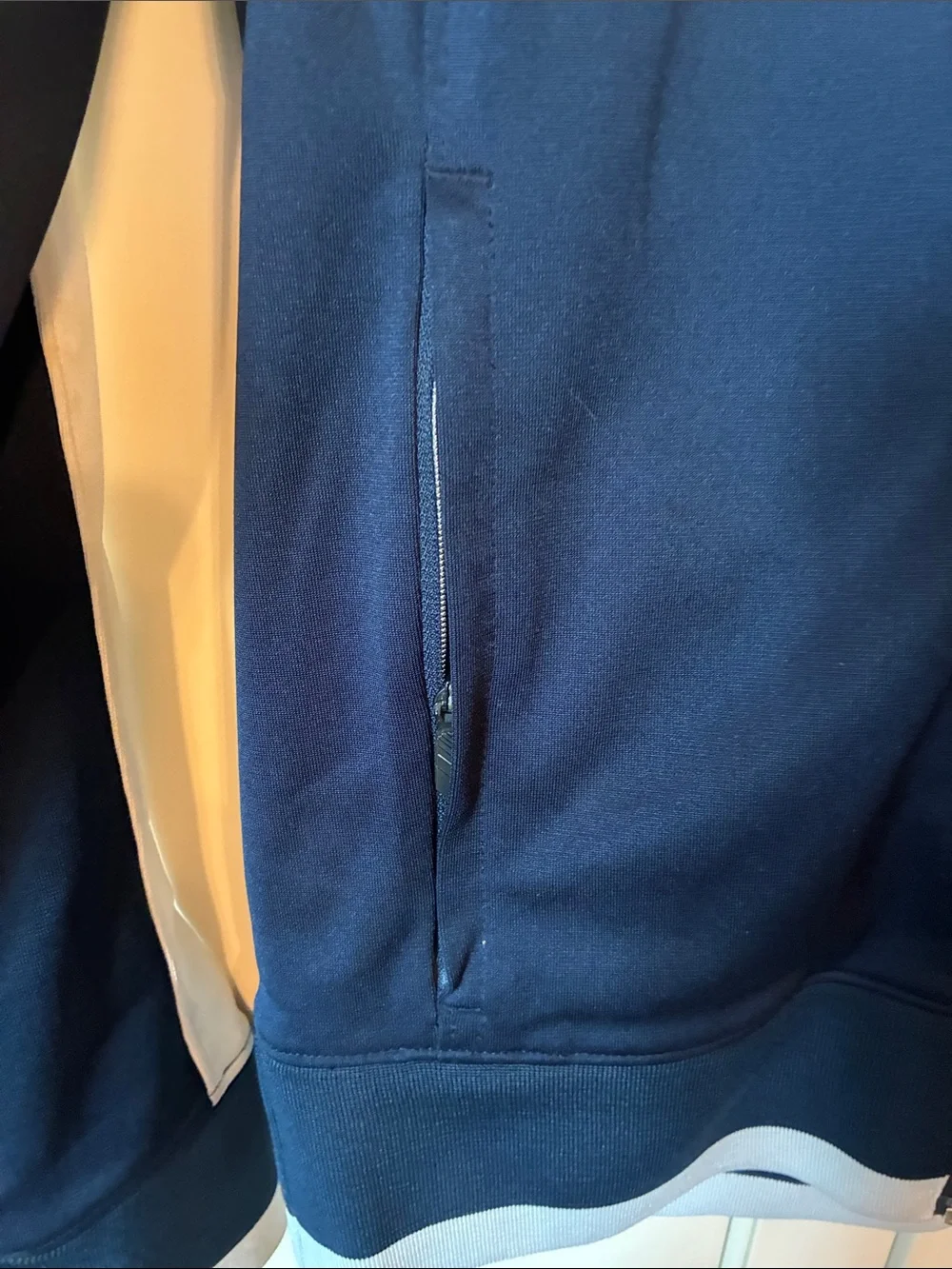 Under Armour Navy and White Tottenham Track Jacket